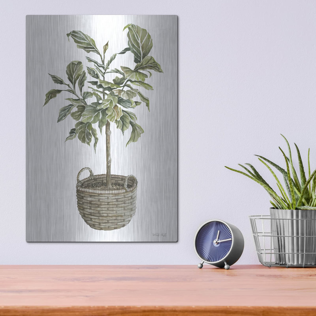'Fig Tree I' by Cindy Jacobs – Metal Wall Art, 12x16 room view