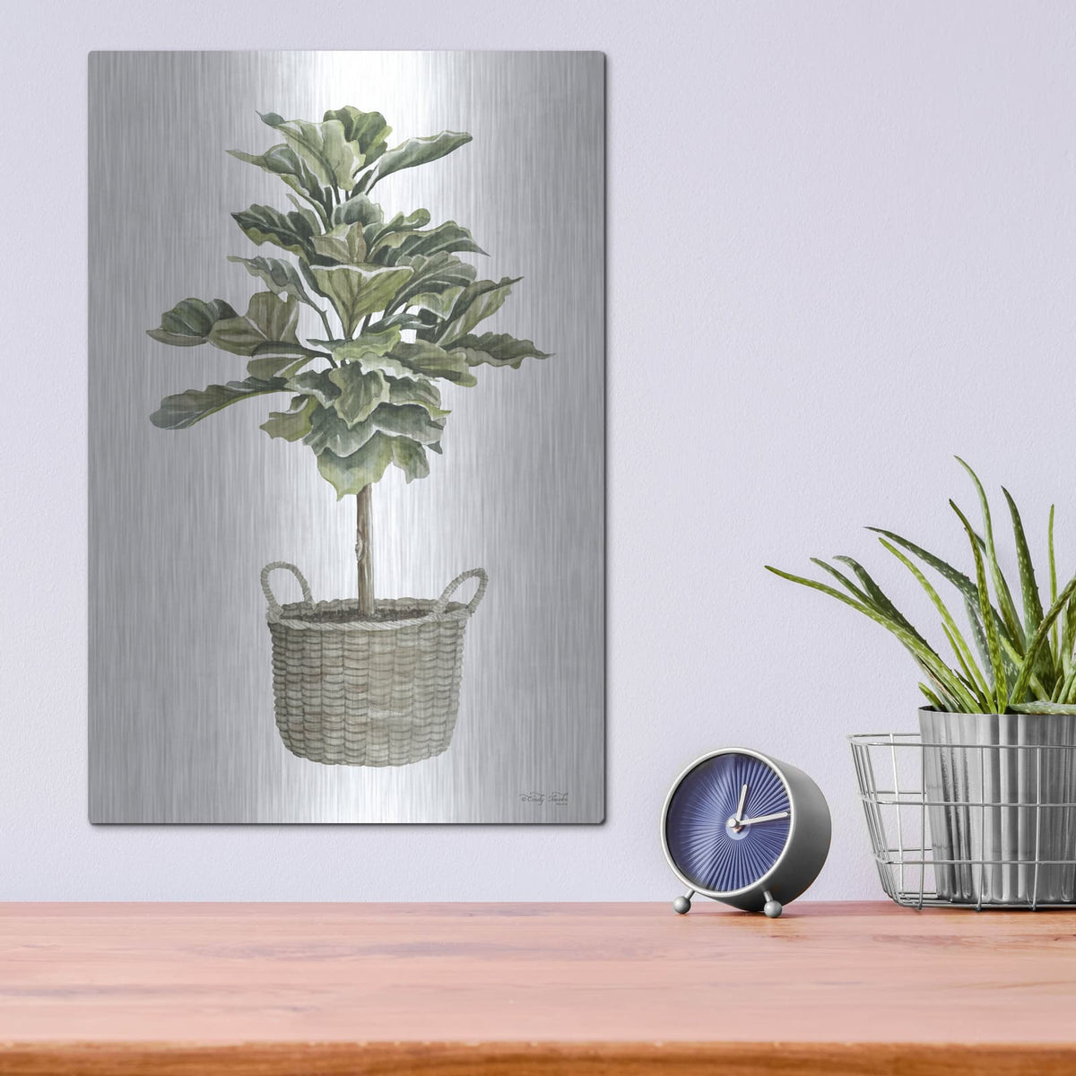 'Fig Tree II' by Cindy Jacobs – Metal Wall Art, 12x16 room view