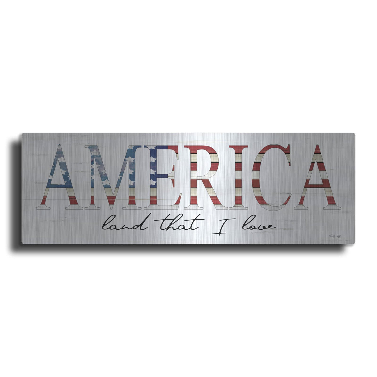 'America Land That I Love' by Cindy Jacobs – Metal Wall Art