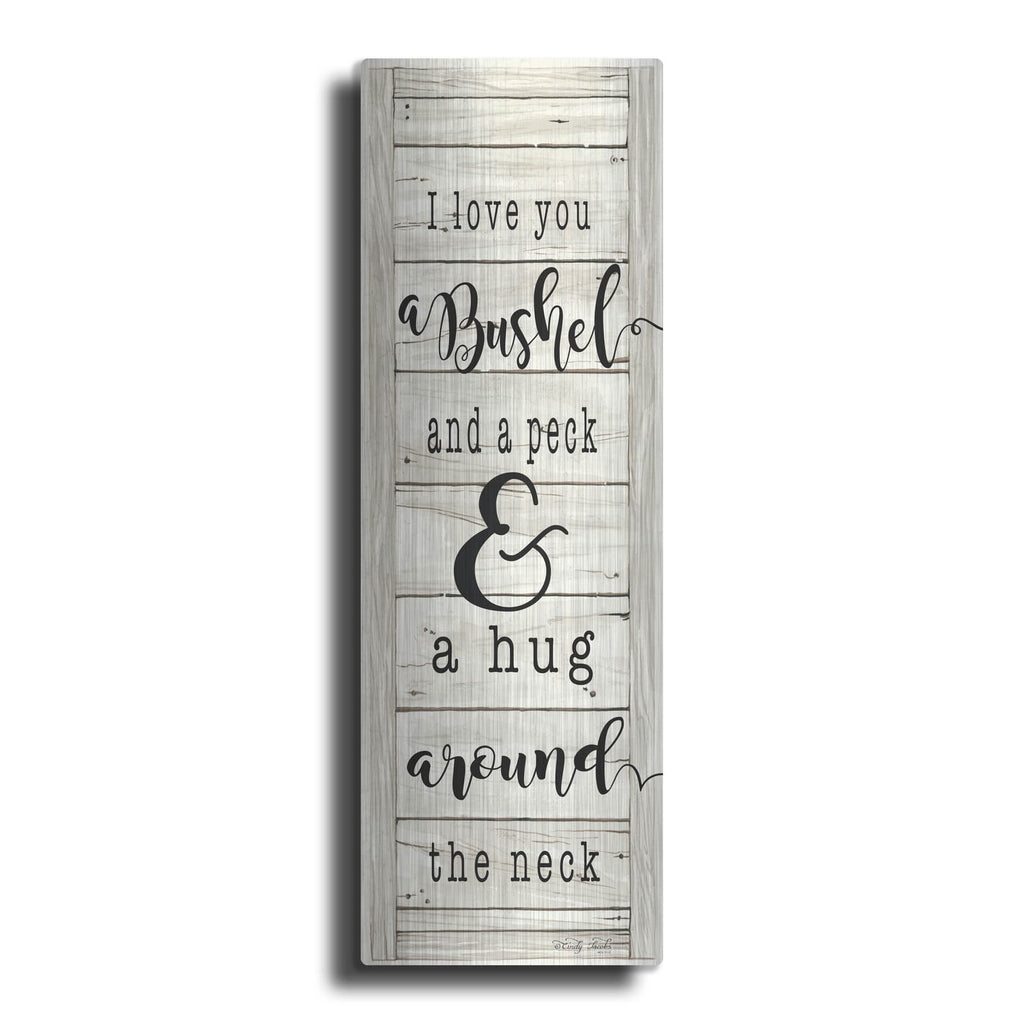 'Hug Around the Neck' by Cindy Jacobs – Metal Wall Art
