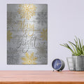 'Merry & Bright Snowflakes' by Cindy Jacobs – Metal Wall Art, 12x16 room view
