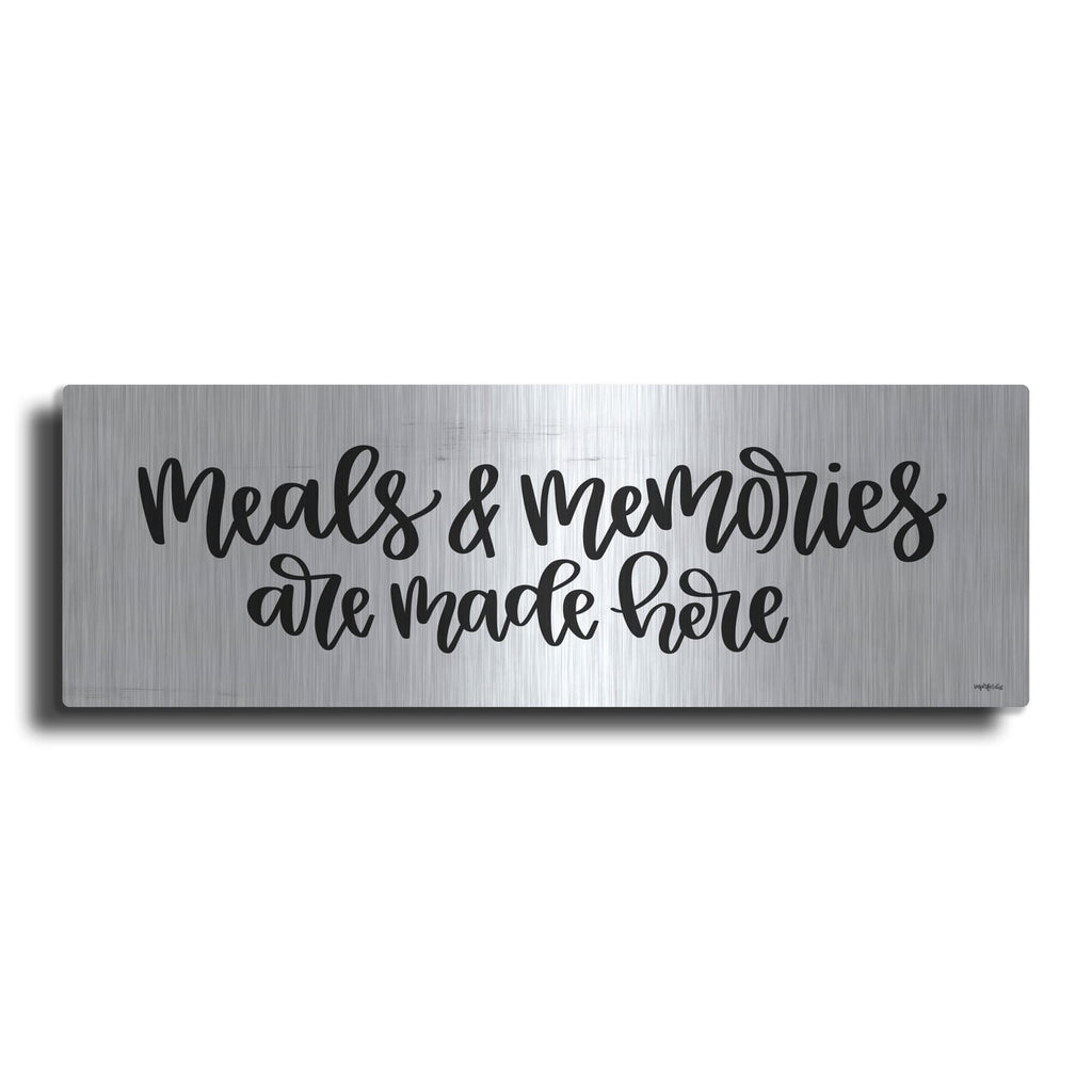 'Meals + Memories' by Imperfect Dust – Metal Wall Art