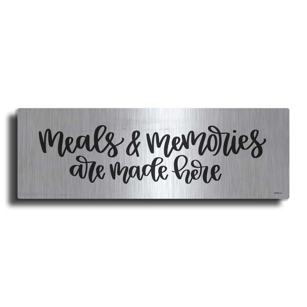 'Meals + Memories' by Imperfect Dust – Metal Wall Art