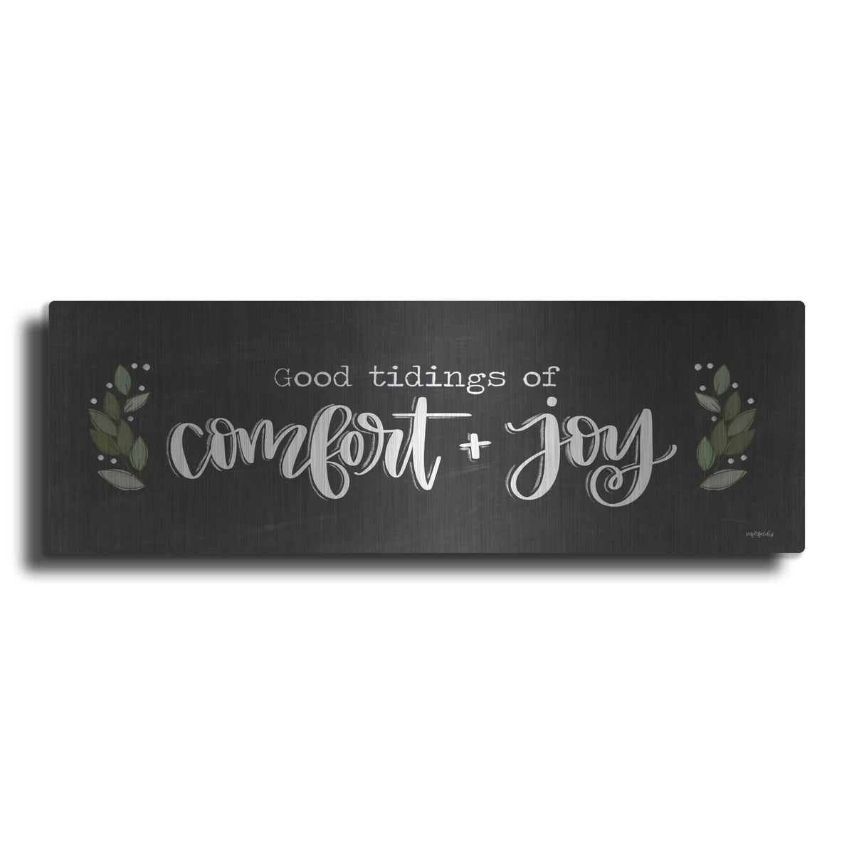 'Comfort & Joy' by Imperfect Dust – Metal Wall Art