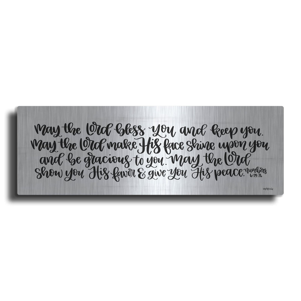 'May the Lord Bless You and Keep You' by Imperfect Dust – Metal Wall Art