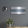 'It is Well With My Soul' by Imperfect Dust – Metal Wall Art, 24x12 room view
