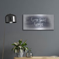'Home Sweet Home Starry Sky' by Imperfect Dust – Metal Wall Art, 24x12 room view