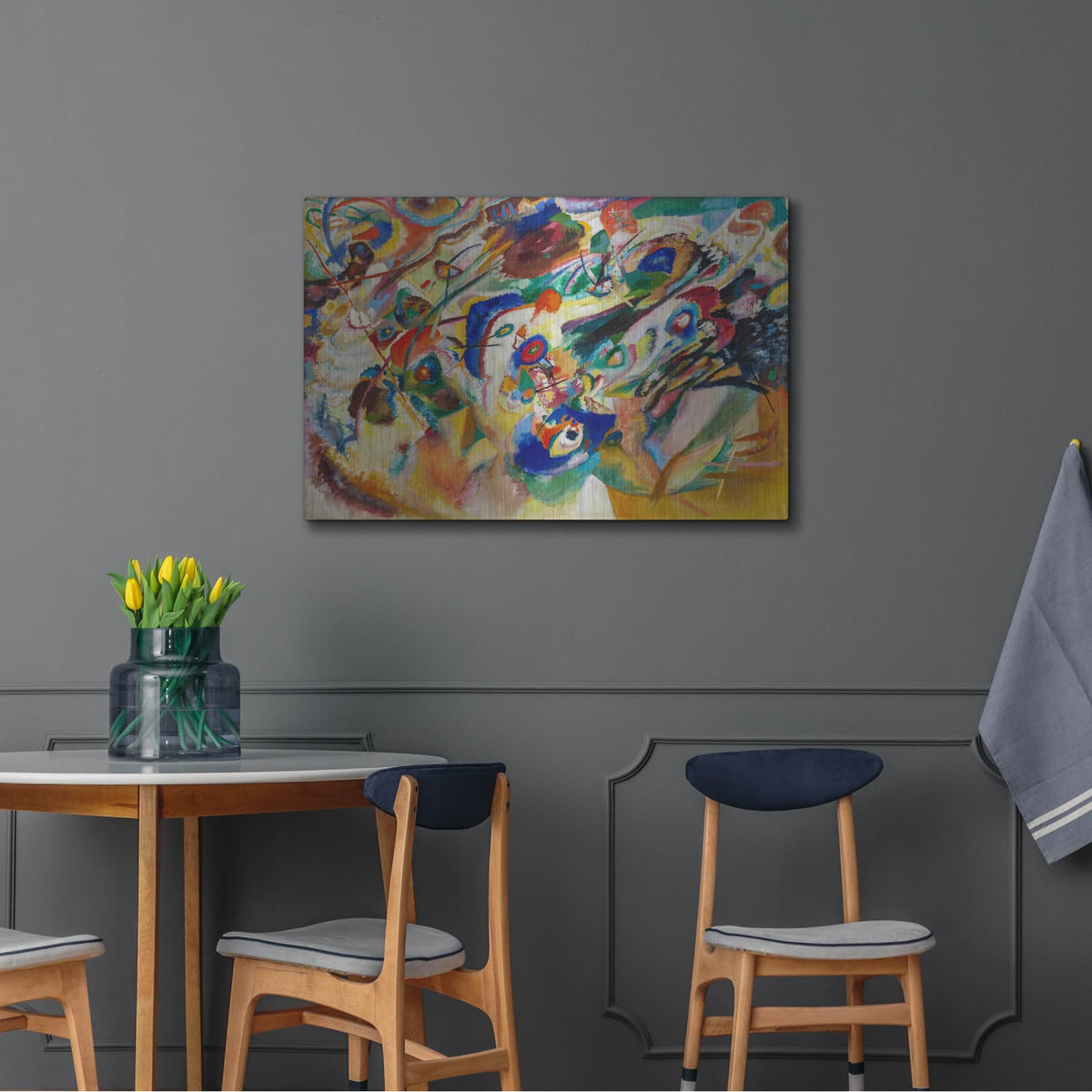 'Sketch 2 for Composition VII' by Wassily Kandinsky – Metal Wall Art, 36x24 room view