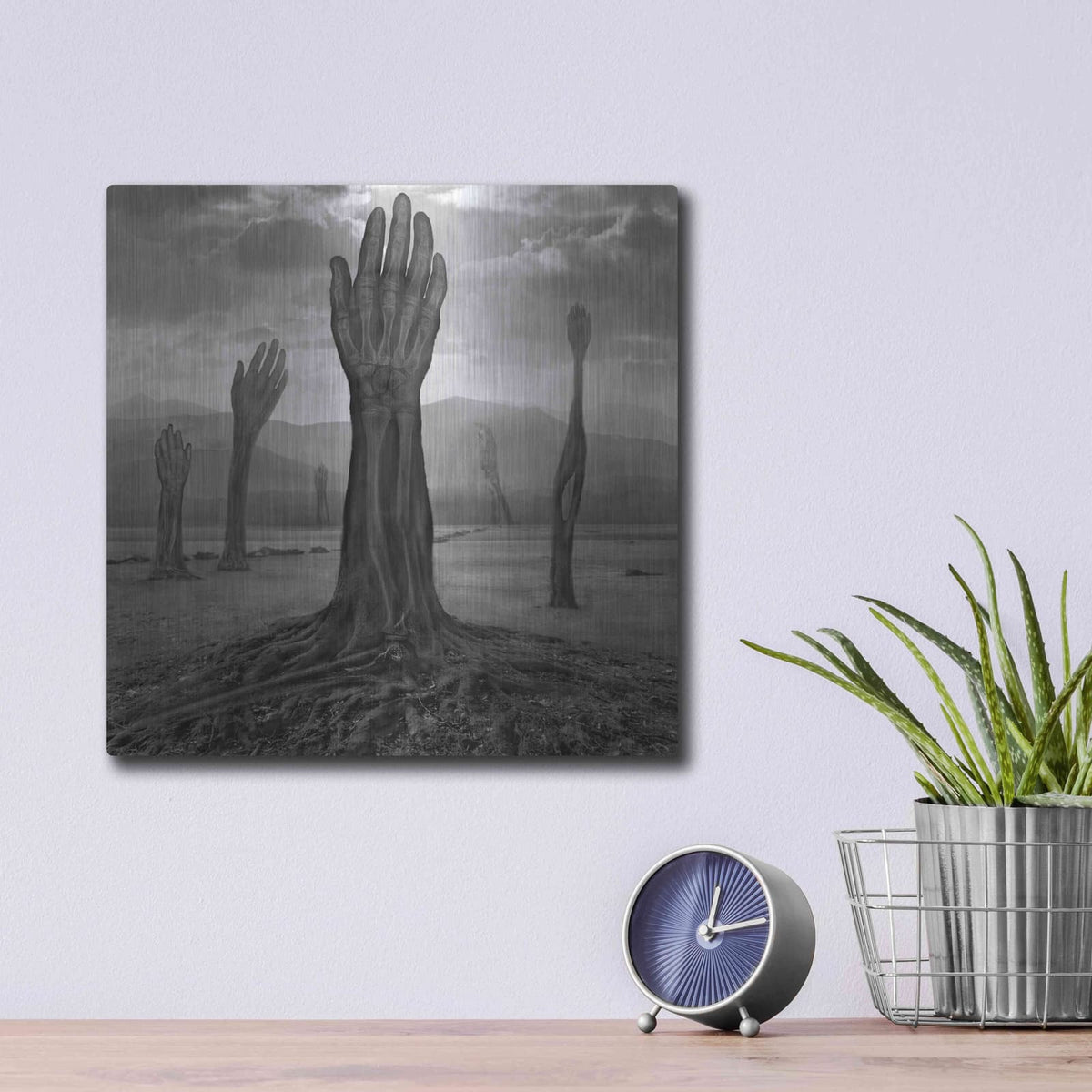 'Rentgen' by Dariusz Klimczak – Metal Wall Art, 12x12 room view