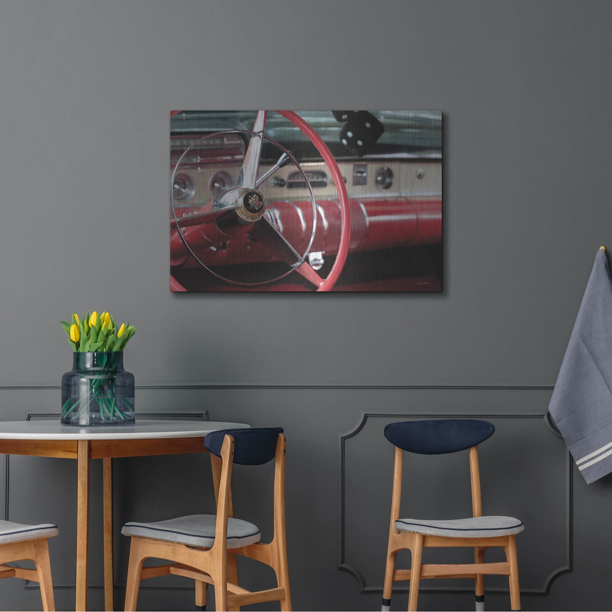 '1955 Buick Supra' by Lori Deiter – Metal Wall Art, 36x24 room view
