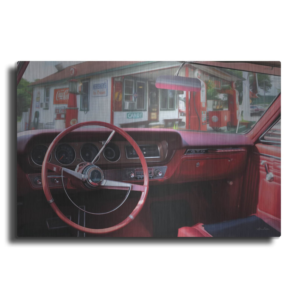 'Pontiac GTO Pitstop' by Lori Deiter – Metal Wall Art