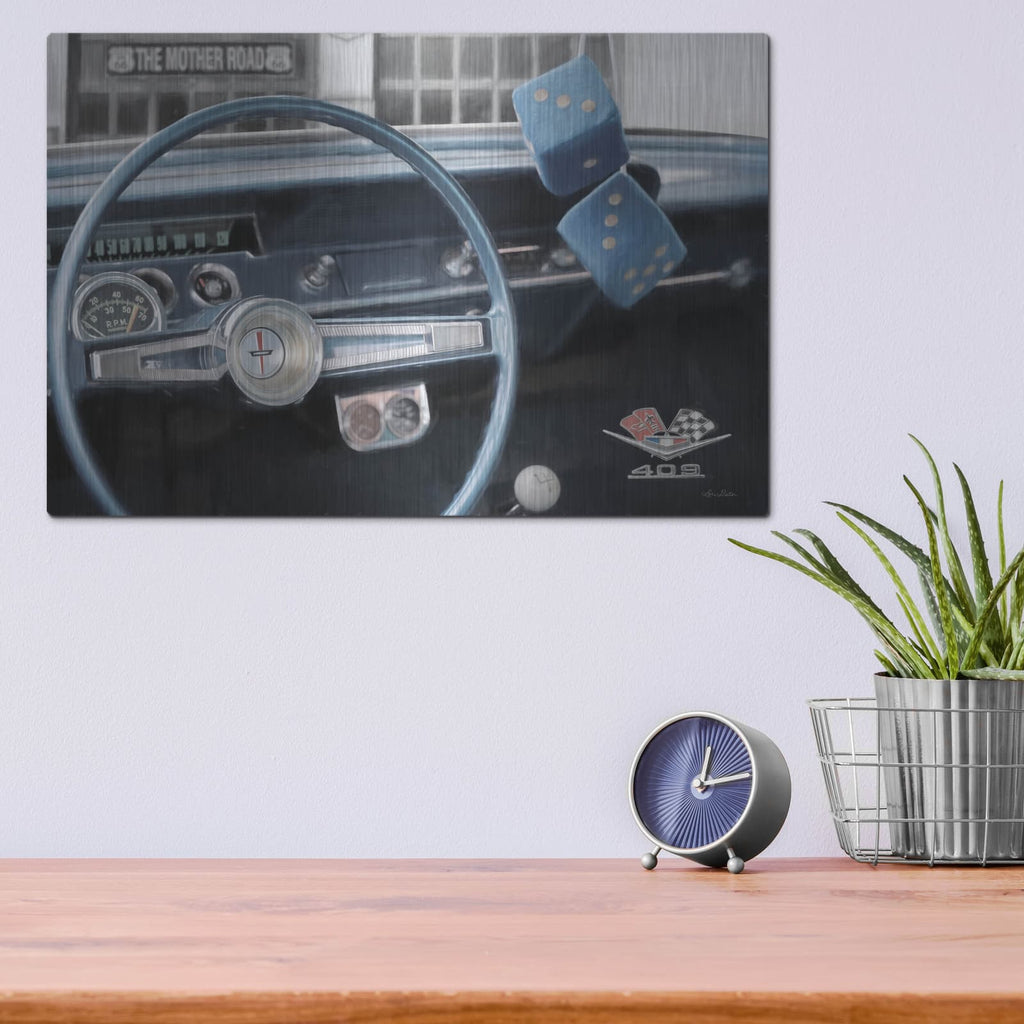'She's Real Fine' by Lori Deiter – Metal Wall Art, 16x12 room view