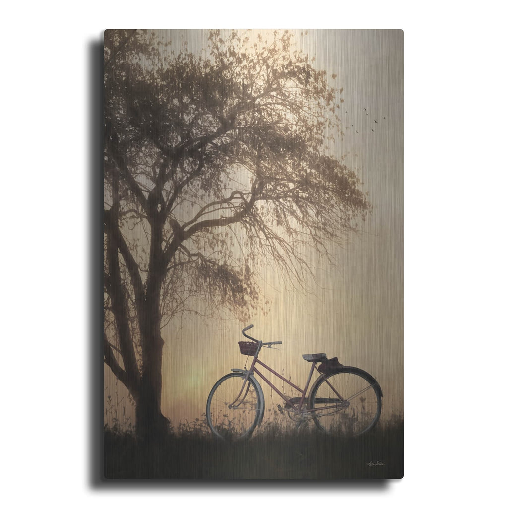 'Foggy Morning Sunrise' by Lori Deiter – Metal Wall Art