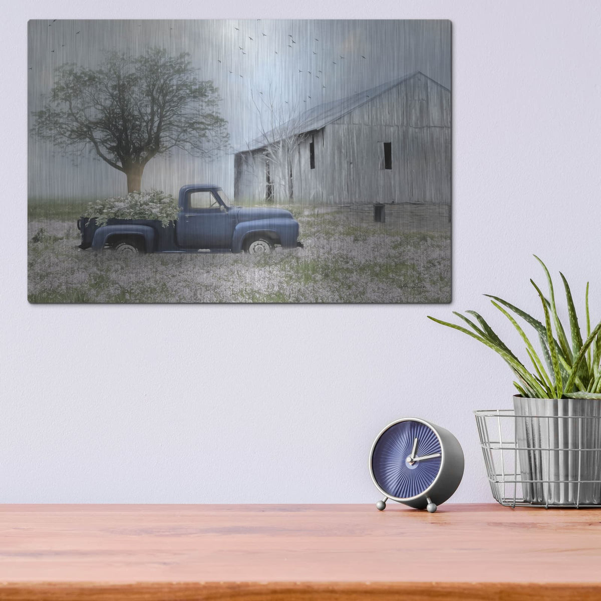 'I Must Have Flowers' by Lori Deiter – Metal Wall Art, 16x12 room view