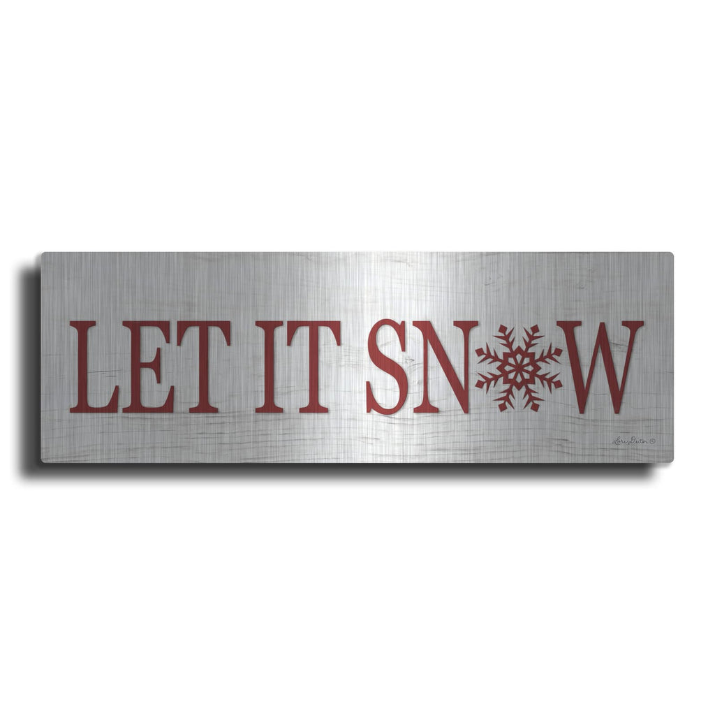 'Let It Snow' by Lori Deiter – Metal Wall Art