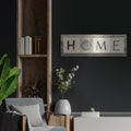'Rustic Home' by Lori Deiter – Metal Wall Art, 36x12 room view