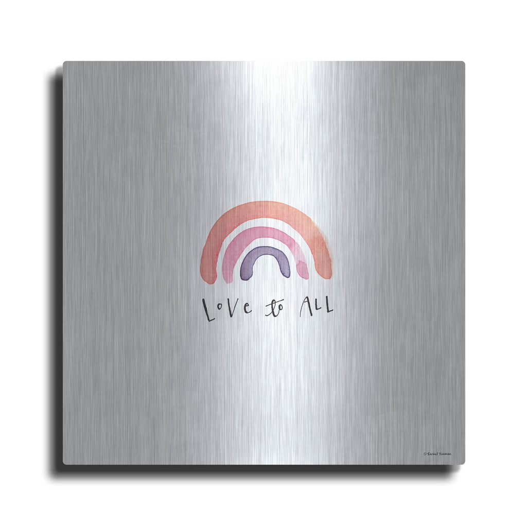'Love to All' by Rachel Nieman – Metal Wall Art