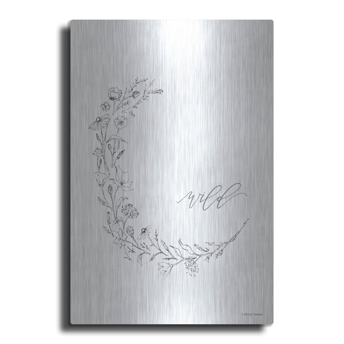 'Wild Flowers' by Rachel Nieman – Metal Wall Art