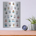 'Animal Alphabet Poster' by Rachel Nieman – Metal Wall Art, 12x16 room view