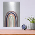 'The Modern Rainbow' by Rachel Nieman – Metal Wall Art, 12x16 room view