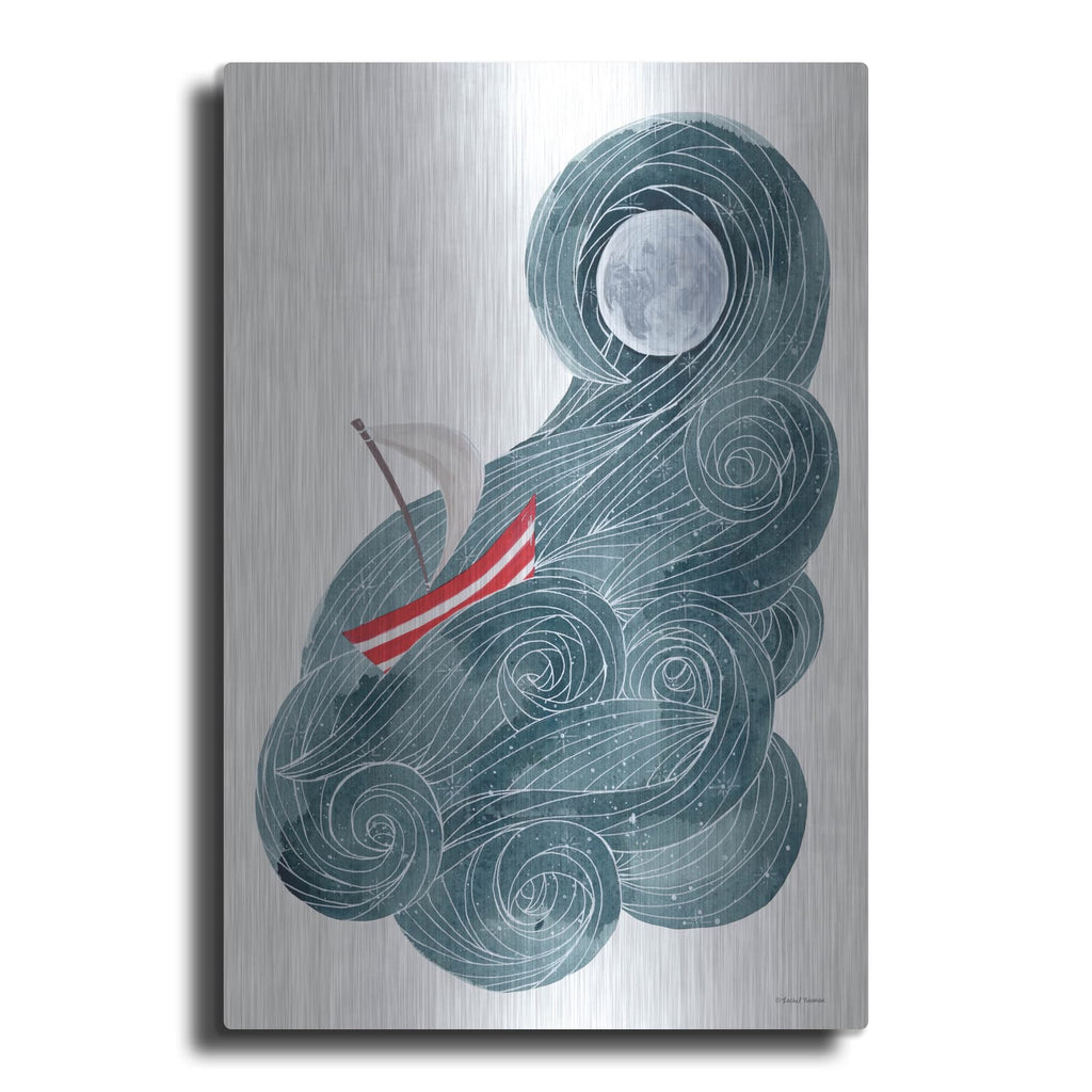 'Sailing in Space' by Rachel Nieman – Metal Wall Art