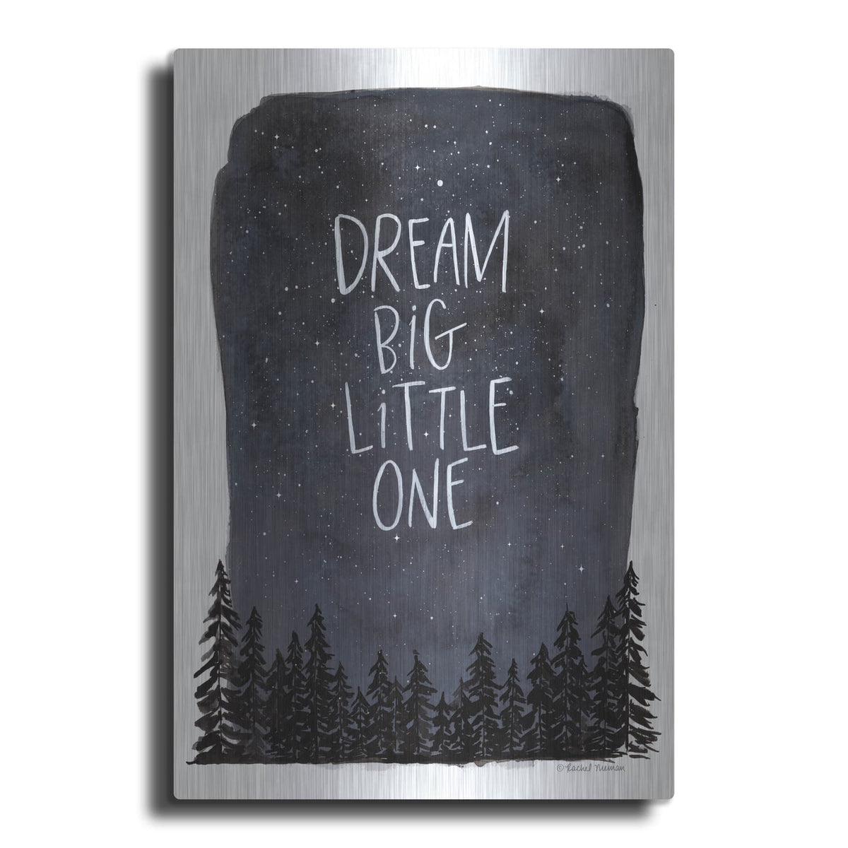 'Dream Big Little One' by Rachel Nieman – Metal Wall Art