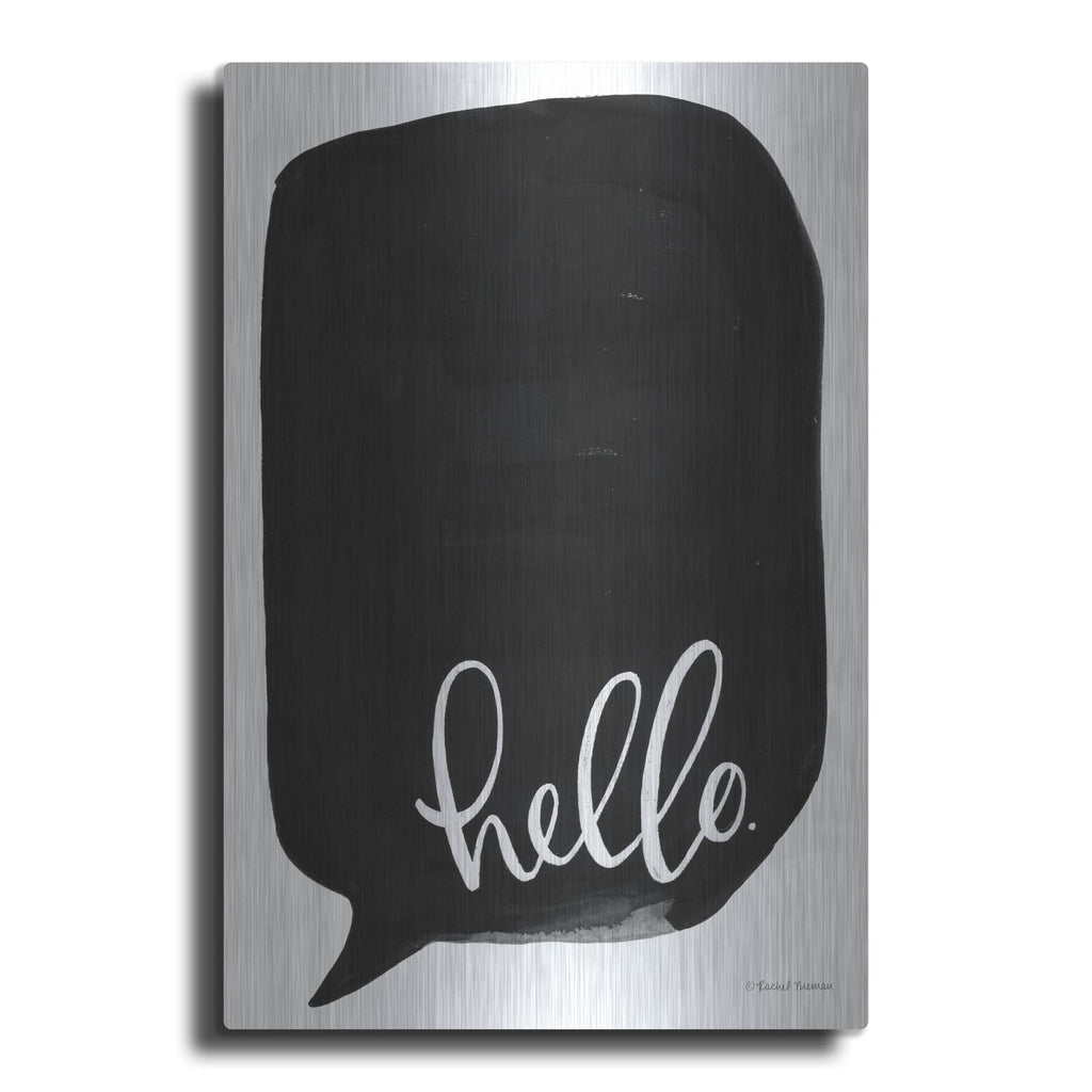 'Hello' by Rachel Nieman – Metal Wall Art
