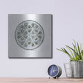 'Geometry Study 1' by Stellar Design Studio – Metal Wall Art, 12x12 room view
