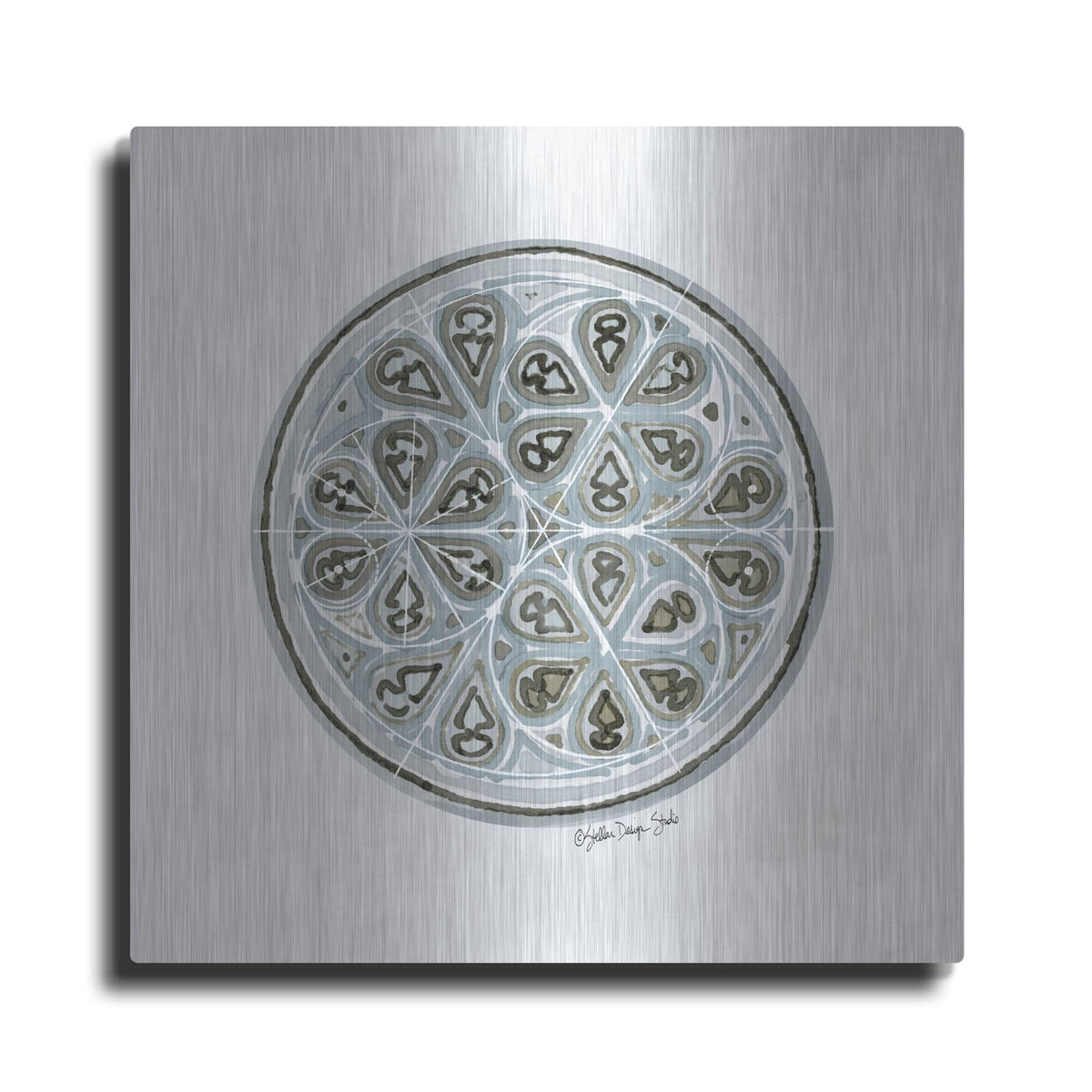'Geometry Study 1' by Stellar Design Studio – Metal Wall Art