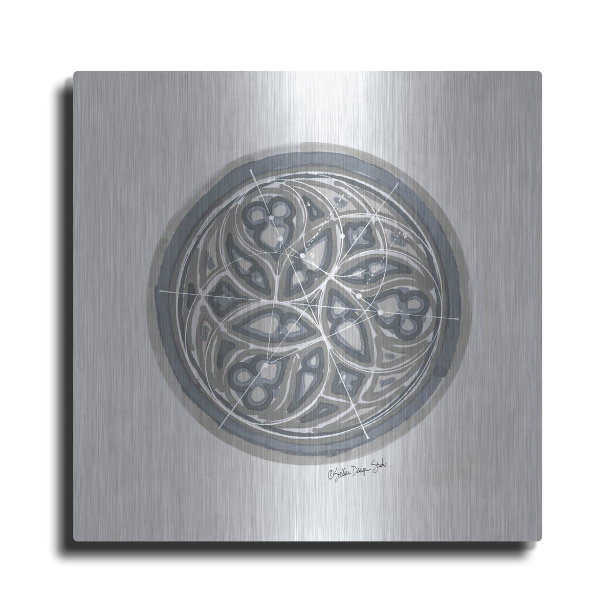 'Geometry Study 3' by Stellar Design Studio – Metal Wall Art