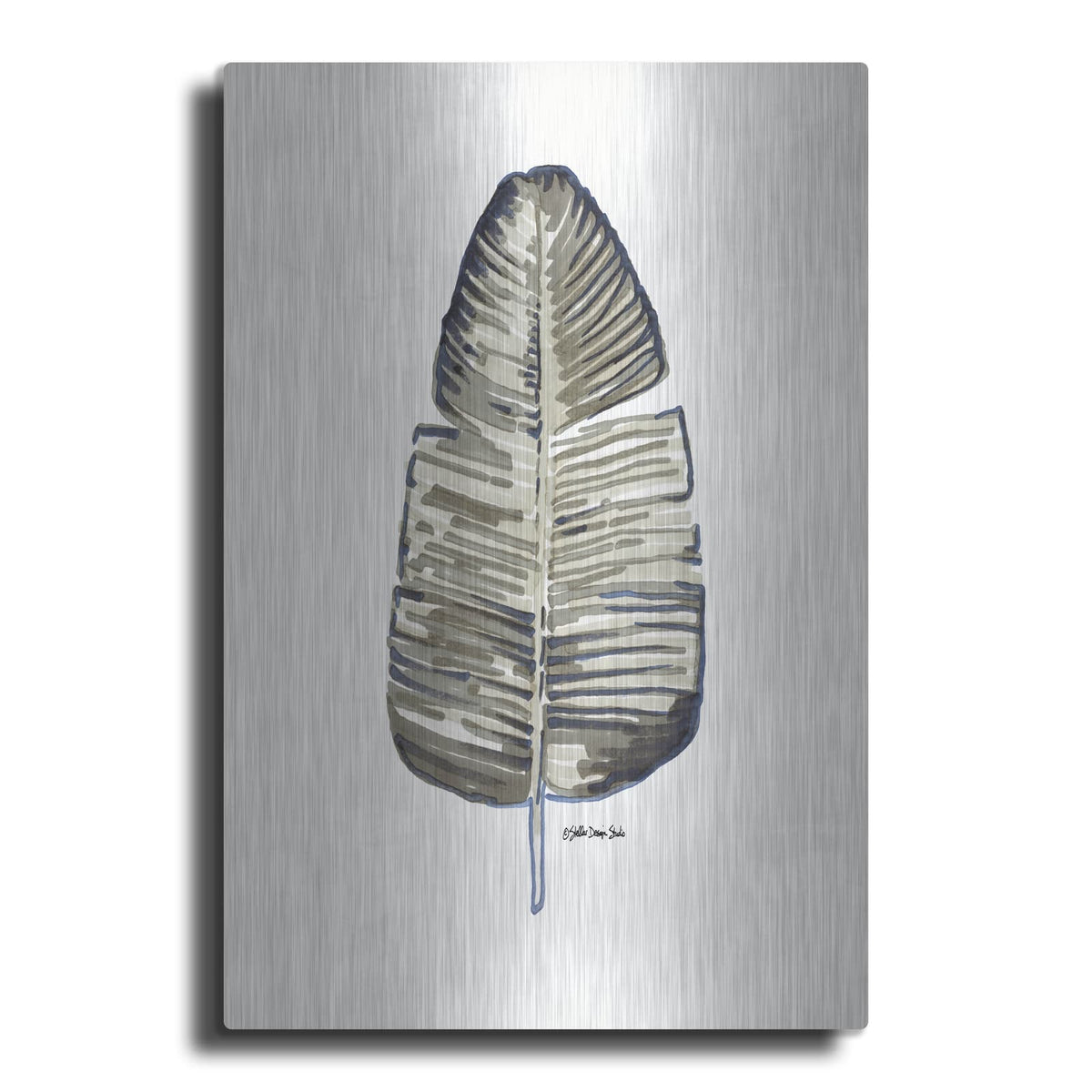 'Modern Palm 1' by Stellar Design Studio – Metal Wall Art