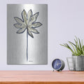 'Modern Palm 2' by Stellar Design Studio – Metal Wall Art, 12x16 room view