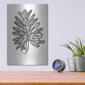'Modern Palm 3' by Stellar Design Studio – Metal Wall Art, 12x16 room view