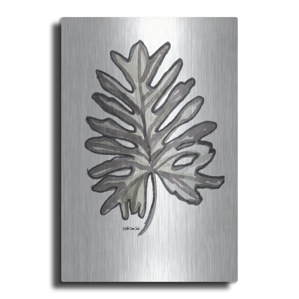 'Modern Palm 3' by Stellar Design Studio – Metal Wall Art