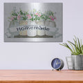 'Happiness is Homemade' by Stellar Design Studio – Metal Wall Art, 16x12 room view