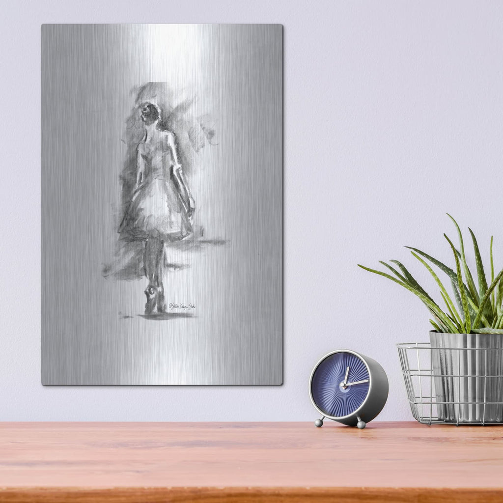 'Dance Figure 1' by Stellar Design Studio – Metal Wall Art, 12x16 room view