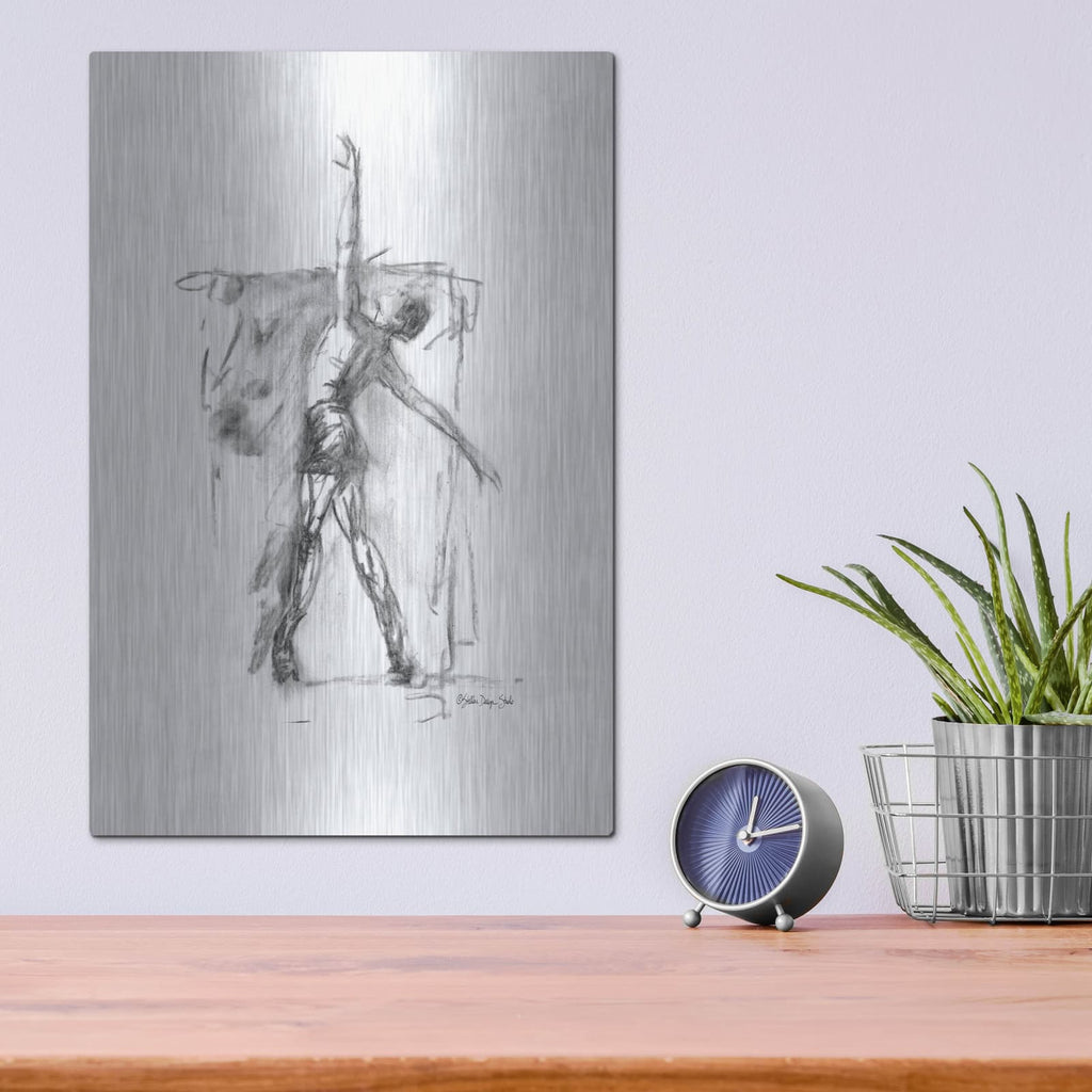'Dance Figure 2' by Stellar Design Studio – Metal Wall Art, 12x16 room view