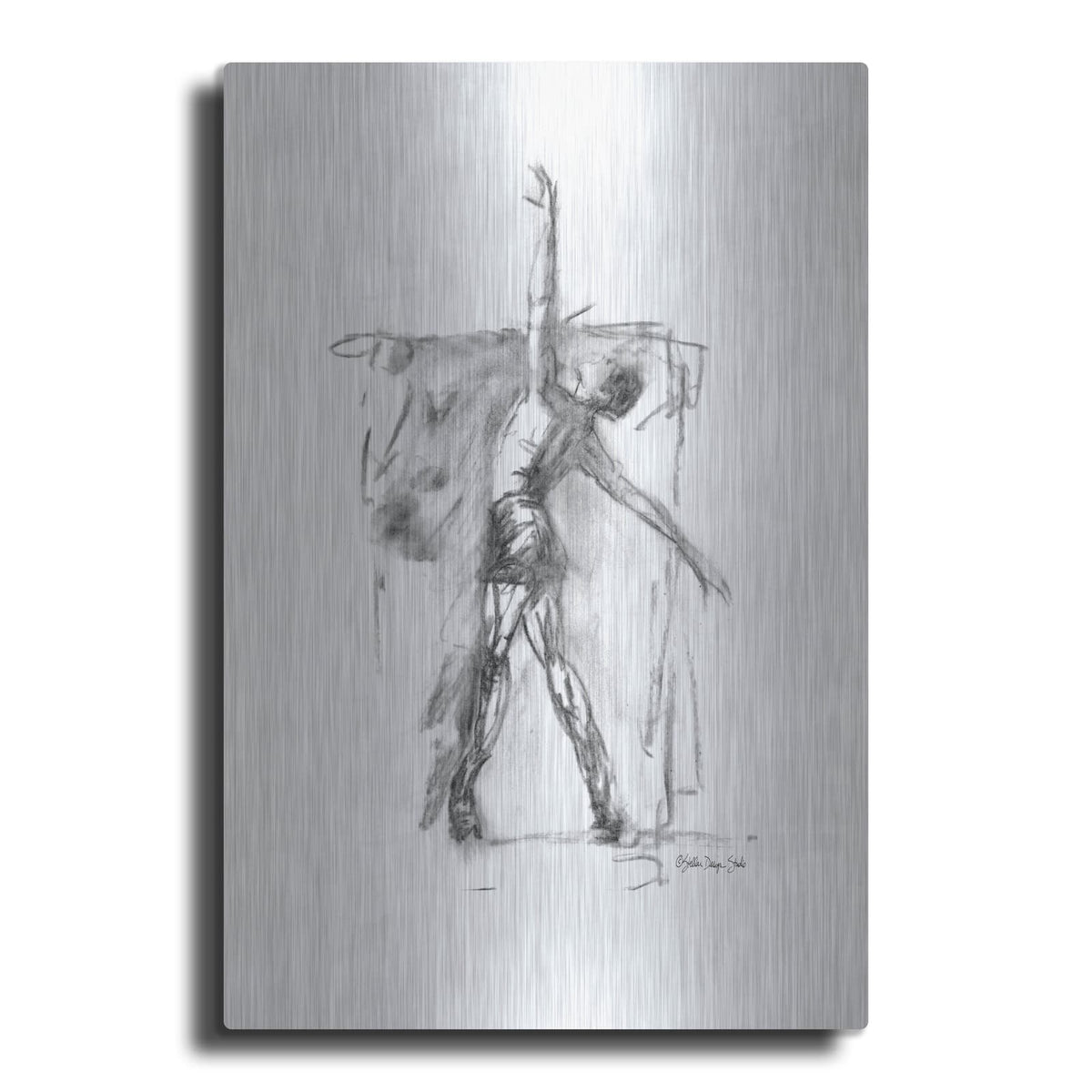 'Dance Figure 2' by Stellar Design Studio – Metal Wall Art