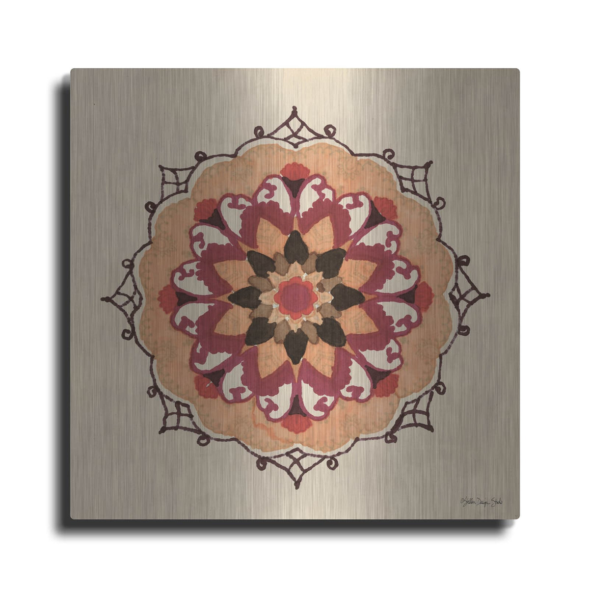 'Mandala 1' by Stellar Design Studio – Metal Wall Art