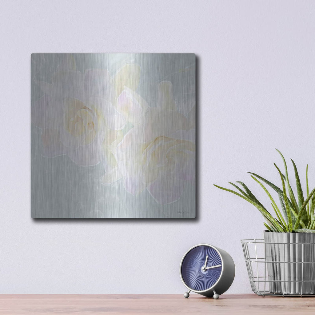 'Rose Bouquet 1' by Stellar Design Studio – Metal Wall Art, 12x12 room view
