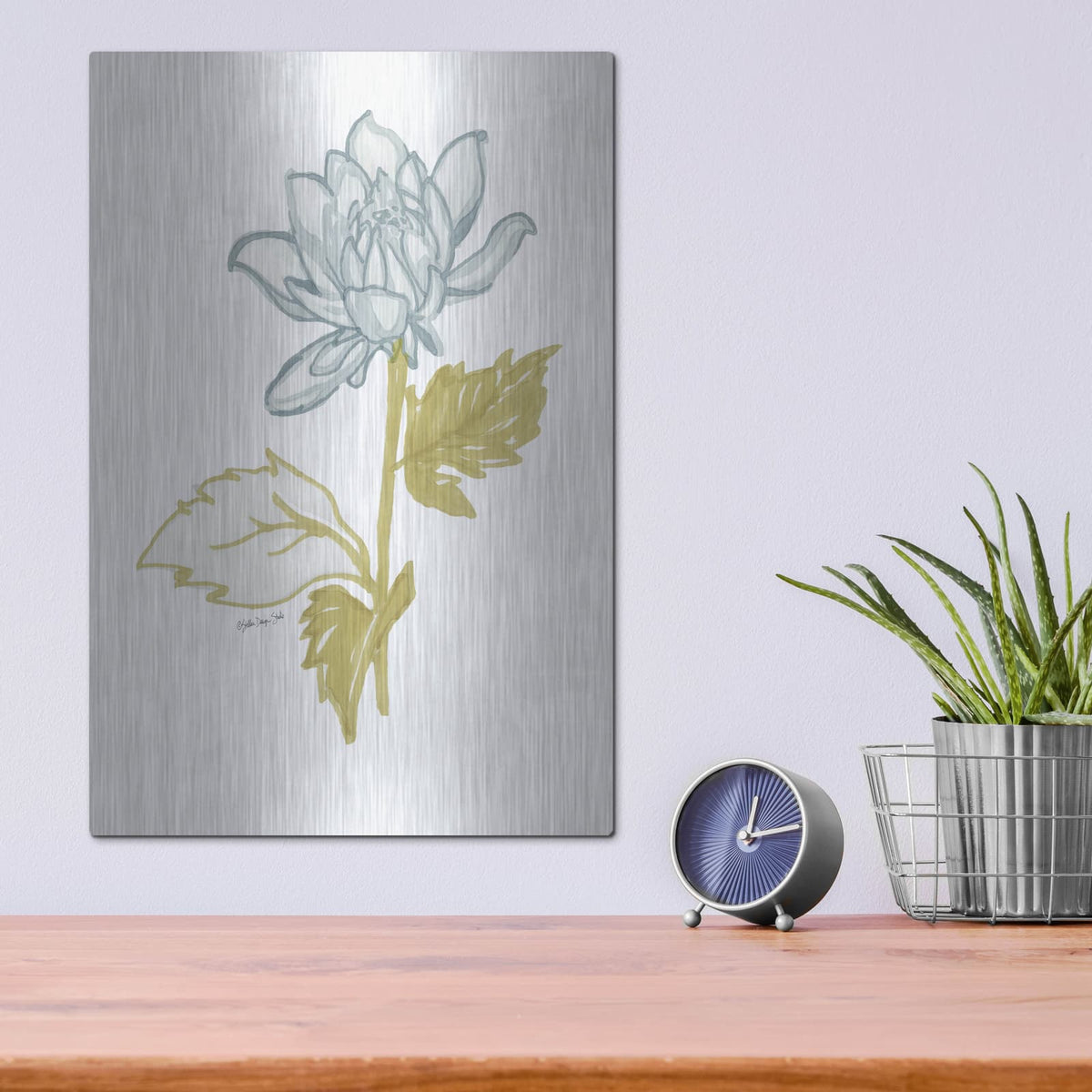 'Countryside Bloom 1' by Stellar Design Studio – Metal Wall Art, 12x16 room view
