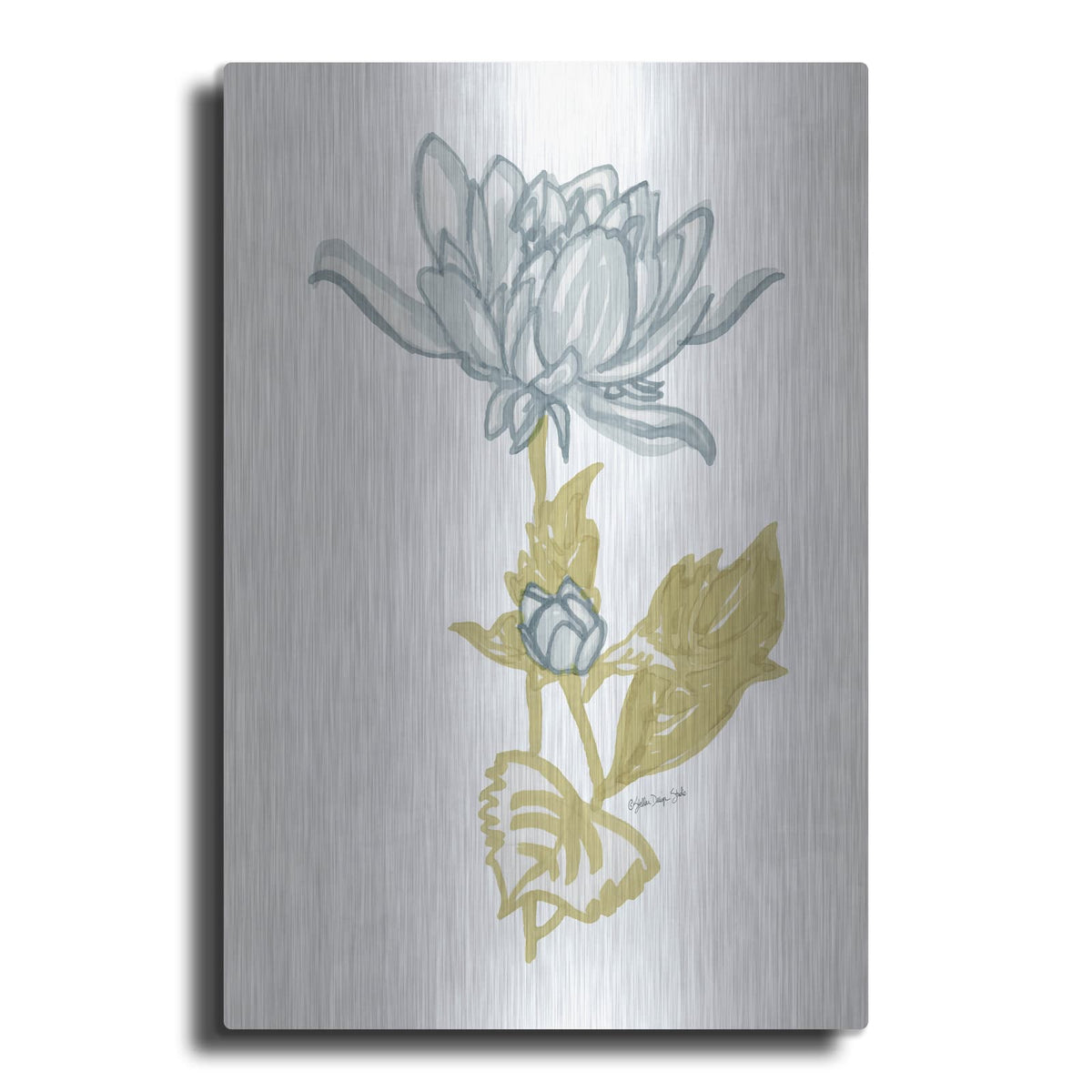 'Country Side Bloom 4' by Stellar Design Studio – Metal Wall Art