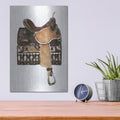 'Saddle 1' by Stellar Design Studio – Metal Wall Art, 12x16 room view