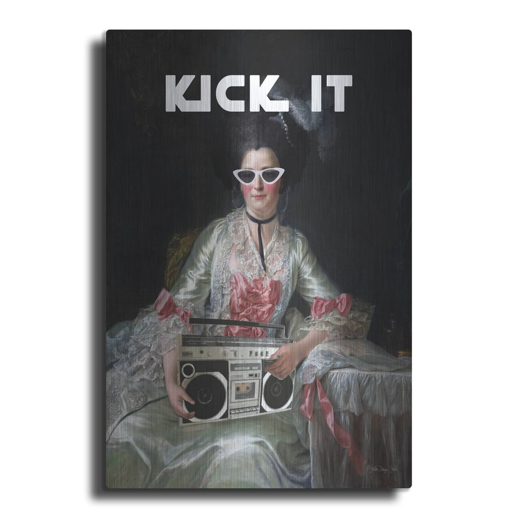 'Kick It' by Stellar Design Studio – Metal Wall Art