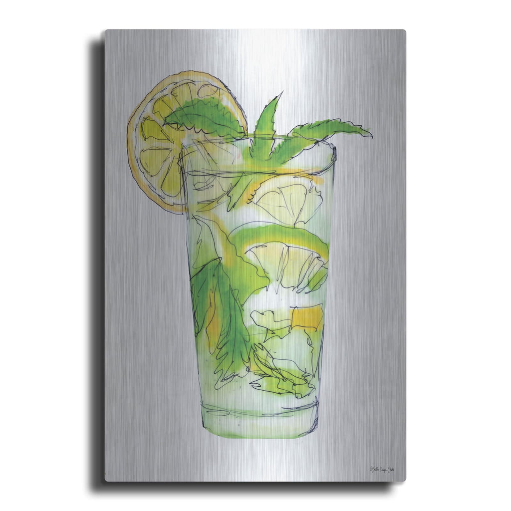 'Mint Julip' by Stellar Design Studio – Metal Wall Art