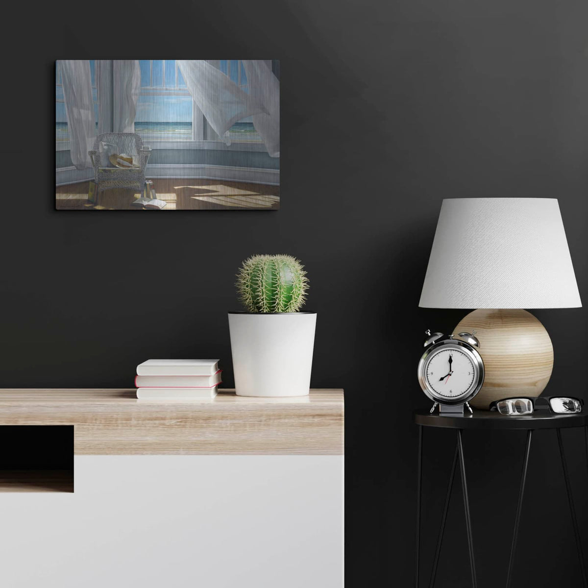 'Gentle Reader' by Karen Hollingsworth – Metal Wall Art, 24x16 room view