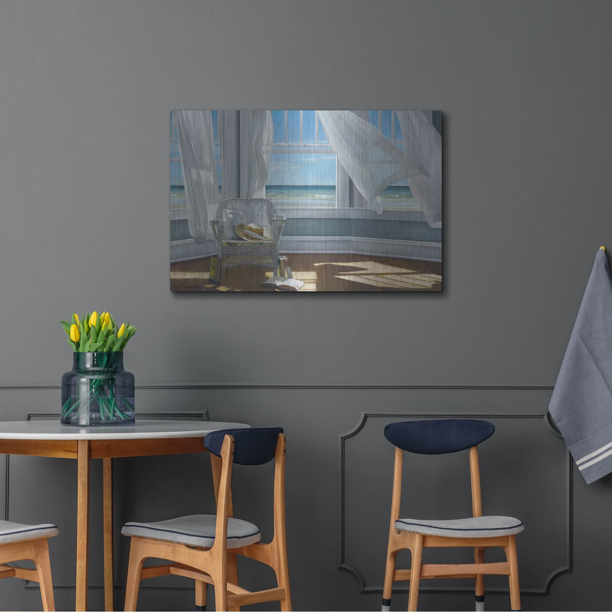 'Gentle Reader' by Karen Hollingsworth – Metal Wall Art, 36x24 room view