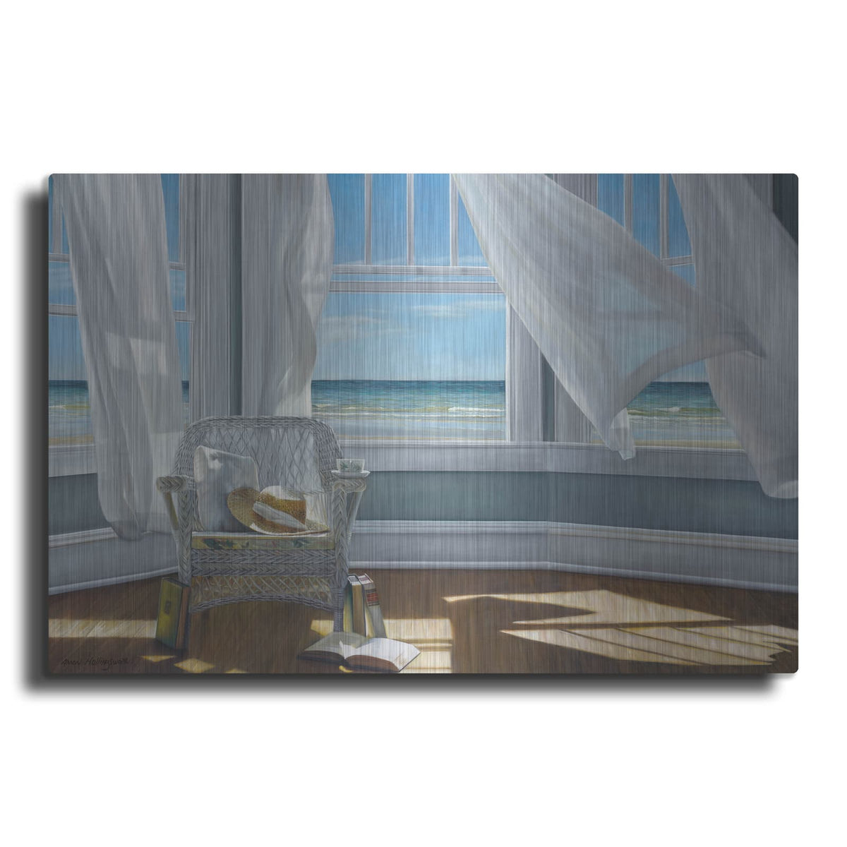 'Gentle Reader' by Karen Hollingsworth – Metal Wall Art