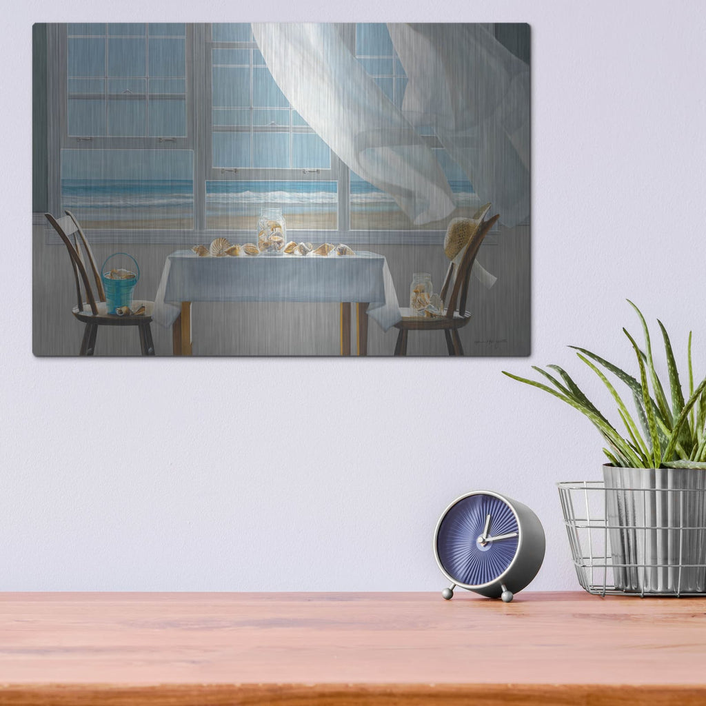 'The Shell Collectors' by Karen Hollingsworth – Metal Wall Art, 16x12 room view