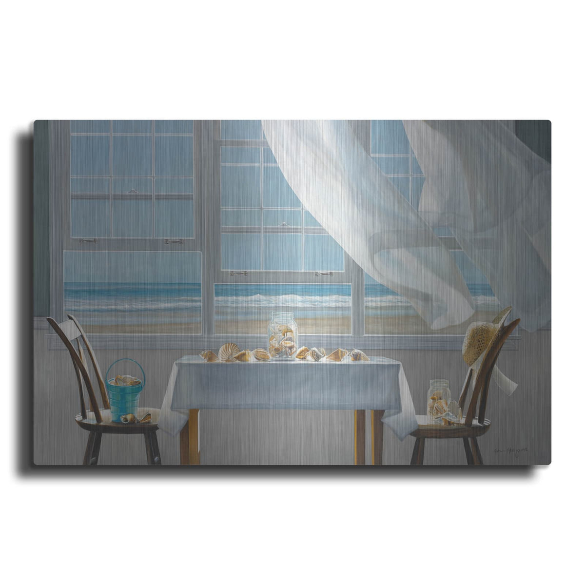 'The Shell Collectors' by Karen Hollingsworth – Metal Wall Art